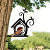 Fat Ball Bird Feeder Metal Bird Garden Art Set Birds On Tree Art A Unique Yard Decor for Housewarming Natural Garden Ornaments