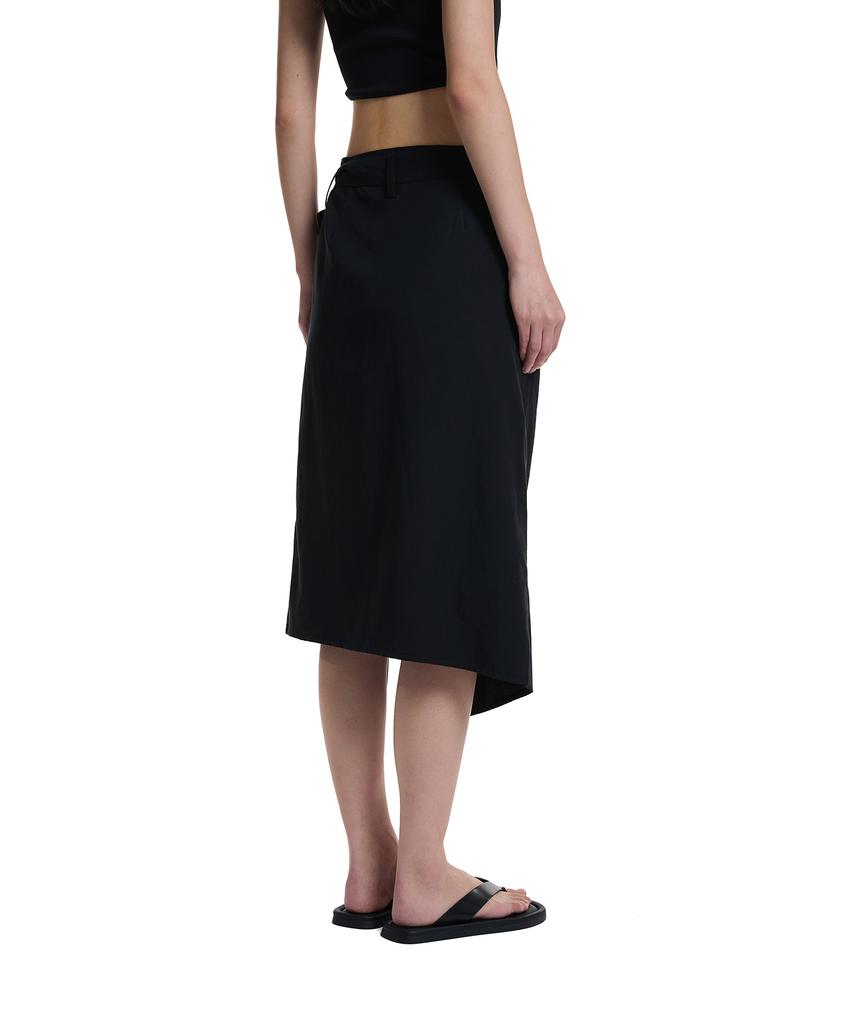 Trunk Project Belted Wrap Skirt_Black