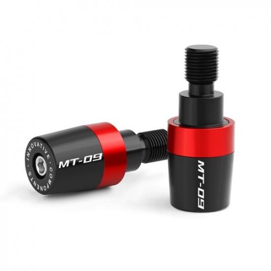 Handle Bar Ends Grips Plugs Caps For YAMAHA MT09 MT-09 2014- MT 09 Handlebar