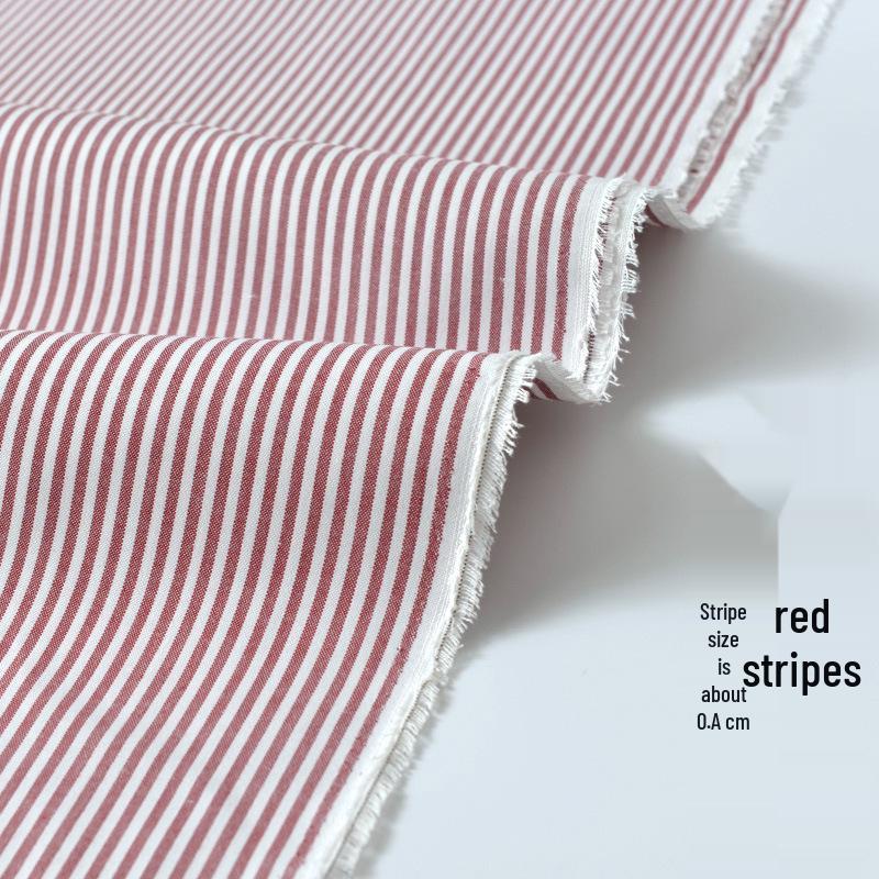 Thickened Polyester-Cotton Plaid Striped Sofa and Curtain Fabric