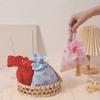 Velvet Flower Tassel Wrist Bag Temperament Festive Sugar Box  Cheongsam Accessories