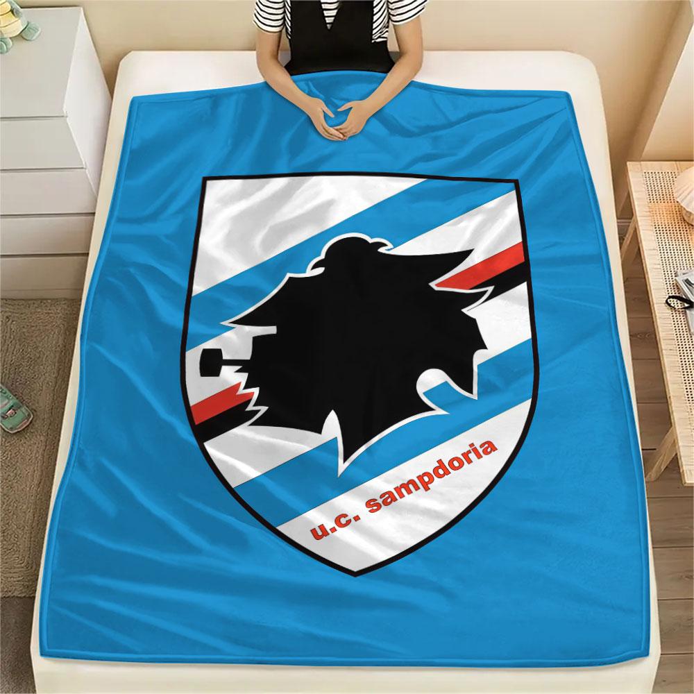 UC. Sampdoria Flanelldecke, Hohe Qualität, Bequem für alle Jahreszeiten, Heimdekoration, Wärme und Komfort