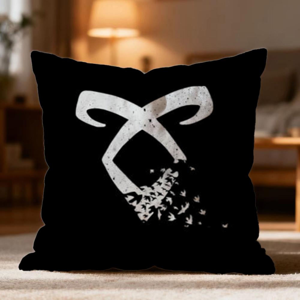 Hot S-SShadowhunters Cushion Cover Soft Washable Pillow Case Multi-Scene for Couch Bed Travel Office Use