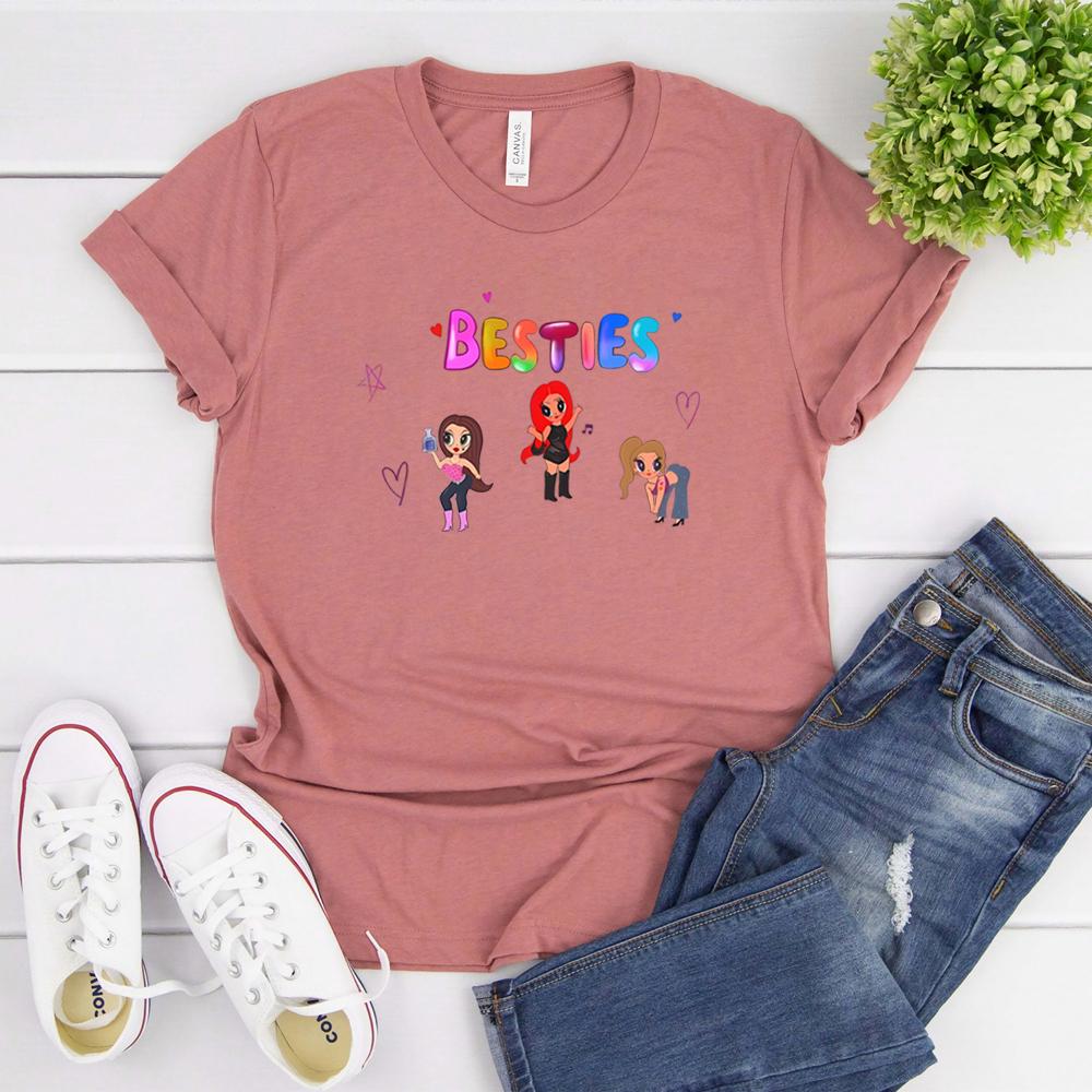 Karol G Tshirt Karol G Besties Shirt Y2k 90s Retro Graphic Tee Mañana Será Bonito 2023 Concert Shirt Shirts Cute Fans Tops Gift