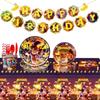 Banana Power Donkey Kong Party Set: Plates, Napkins, Cups, Tablecloth & Decorations