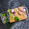 Multifunctional Bamboos Chopping Block With Integrated Storage Bamboos Kitchen Ready Board For Kitchen Essential