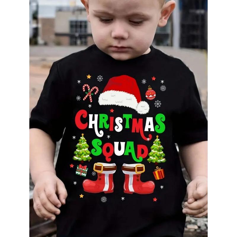 Christmas Children's Clothing Fashion Pattern 3D Print Casual Round Neck Short Sleeved T-Shirts Comfort T-Shirts for Children