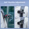 Flymile Backpack Strap Clip for Insta360 X6/DJI Action/Gopro Magnetic Camera Clip 360° Ball Head Photography Holder Accessories