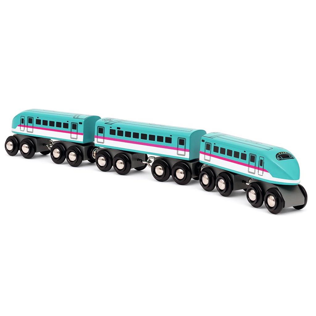 BRIO World Railway Series Shinkansen E5 Series Hayabusa (Wooden Vehicle, Electric Vehicle, Locomotive) 36086 (3 Years Old and Up)
