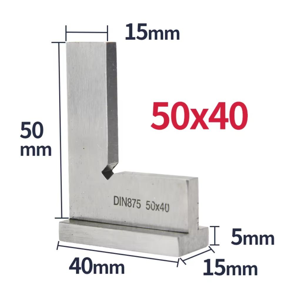 90 Degree Carpentry Ruler Stainless Steel Square Angle Ruler Simple Woodworking Measuring Tool