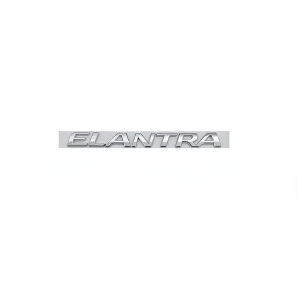 3D Car Sticker Elantra Santafe Sonata Tucson Rear Sign Emblem Badge Car Body Fender Rear Trunk Version Modification Accessories Abs New