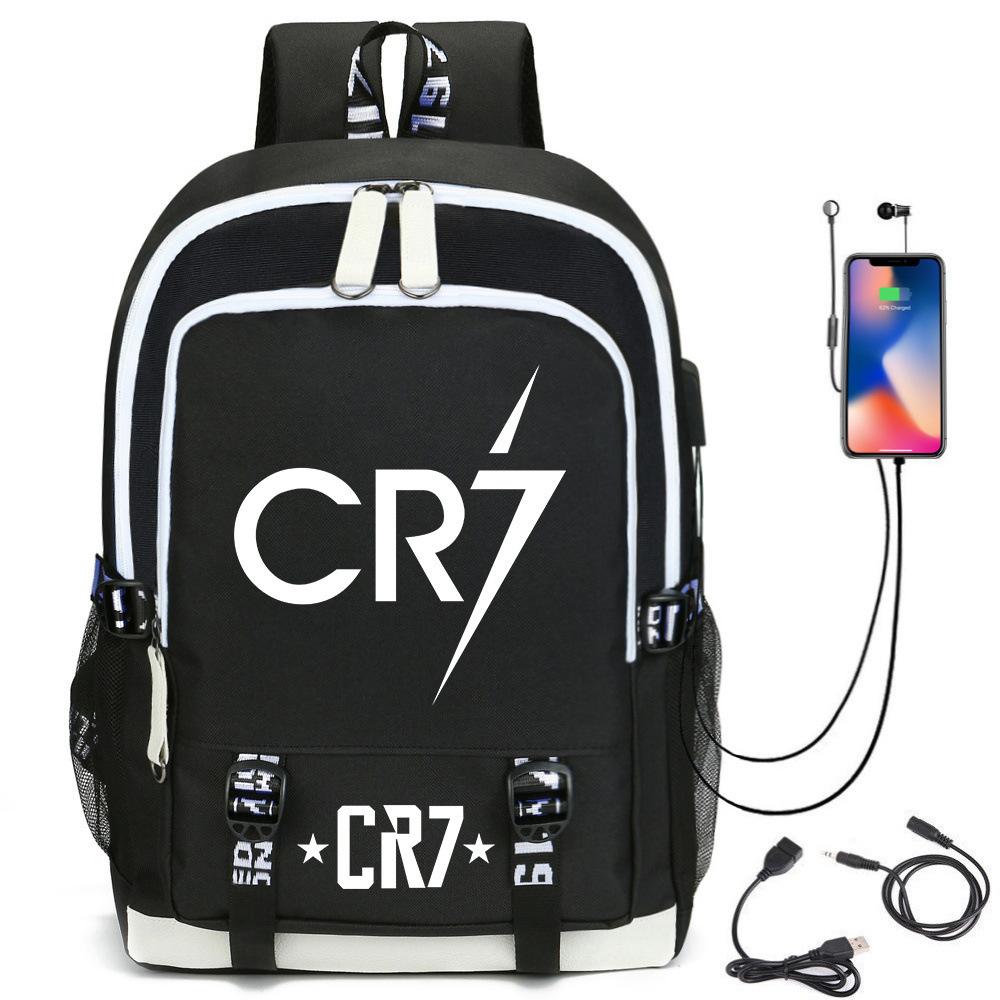 3 Piece School Backpack Set for Students Large Capacity Oxford Cloth Schoolbag with Shoulder Strap and Pencil Case