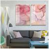Nordic Print Scandinavian Decoration Picture Modern Abstract Beautiful Colorful Golden Petals Ink Canvas Painting Wall Art