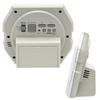 CASIO Alarm Clock Radio-Controlled Temperature Humidity Date Day Electronic Sound Snooze Light Silver DQD-851J-8JF