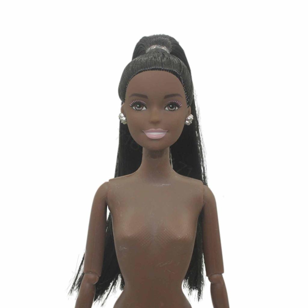 30cm Black African Doll Black Skin Men And Women Couple Models New Naked African Doll Joint Movable Girls Play House Toys
