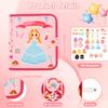 Princess Busy Board Montessori Toy Kit Kids Educational Activity Developing Sensory Board Travel Portable Fun Learning Toy Book