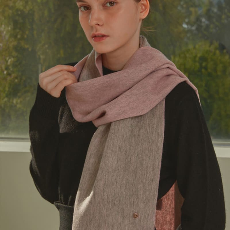 White Project DOPPELSEITIGER SCHAL [4 FARBEN]