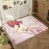 K-Kasane Teto Pink American Floor Mat Soft Thickened Absorbent Non-Slip Bedroom Living Room Door Mat Home Decor Flannel Rugs