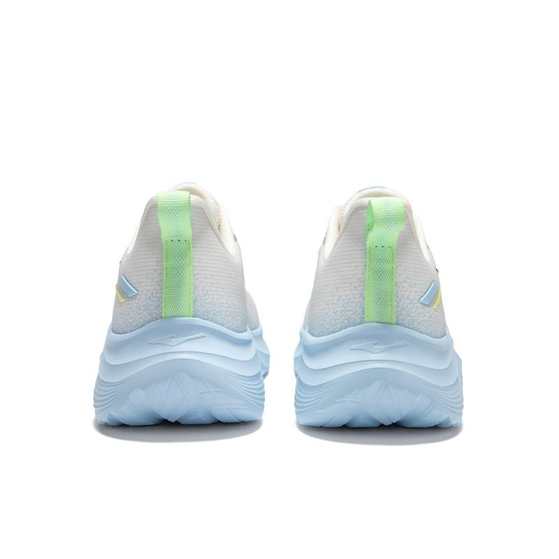 Hongxing Erke Lightweight Trendy Fashion Mesh Shock Absorbing Breathable Casual Running Shoes Men Sneakers White Blue 51125203471-001
