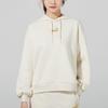 Puma Winterized Hoodie Logo Fleece Pullover Sweatshirt Women Hoodies Ivory 848251-73