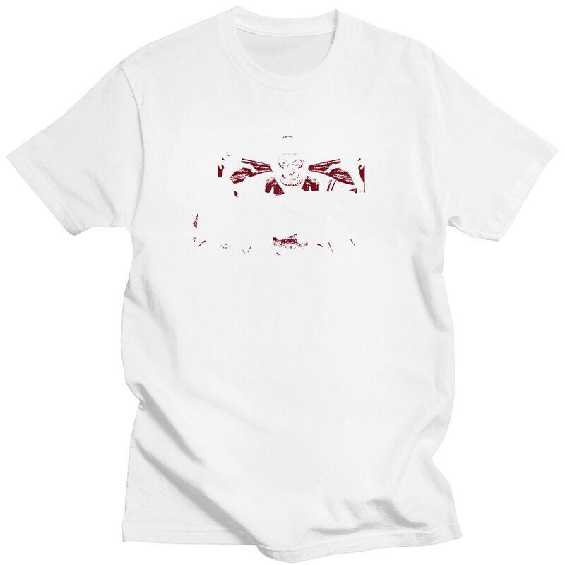 Custom Horror Punk Rock Misfits Skull Tshirts for Men Short Sleeve Casual T Shirt Fashion Tshirt Slim Fit 100 Cotton Tee Gift