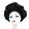 Wide Brim Satin Nightcap: High Elasticity Anti-Frizz Silk Chemotherapy Hat for Hair Care