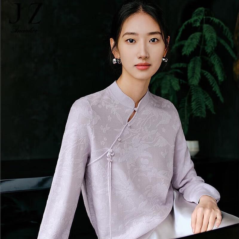 

Женский трикотажный свитер Jiuzi Anna Kua в новом китайском стиле из парчи Сун XL