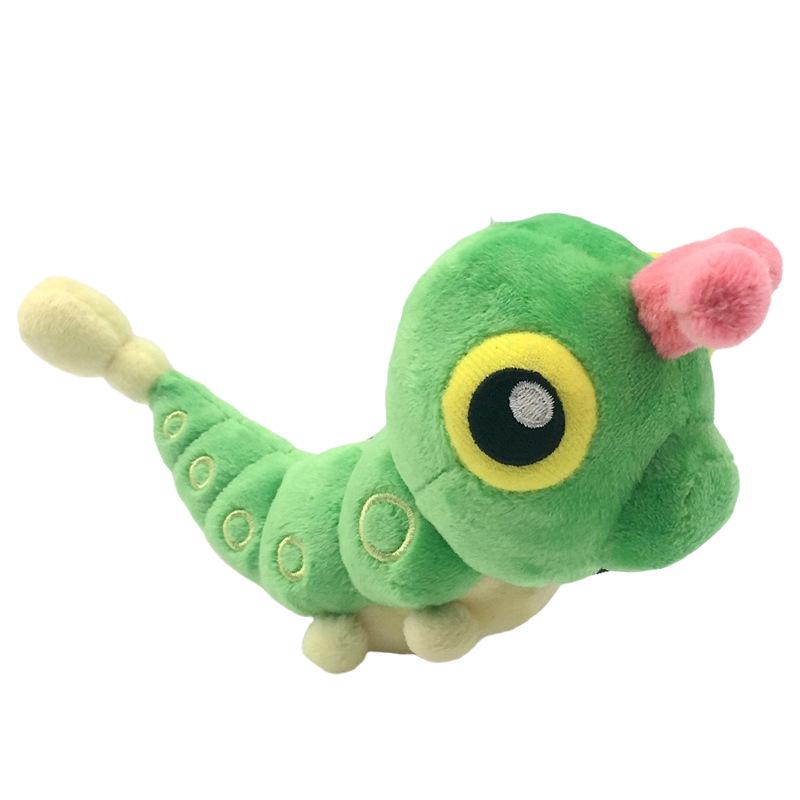 Miniature Pokemon Plush Dolls: Caterpie, Mewtwo, Butterfree, Electabuzz, Lapras