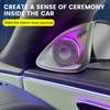 64 Colors 4D Rotating Tweeter Speaker For Mercedes Benz W214 New E Class Car RGB LED Ambient Light Treble Horn Refit Accessory
