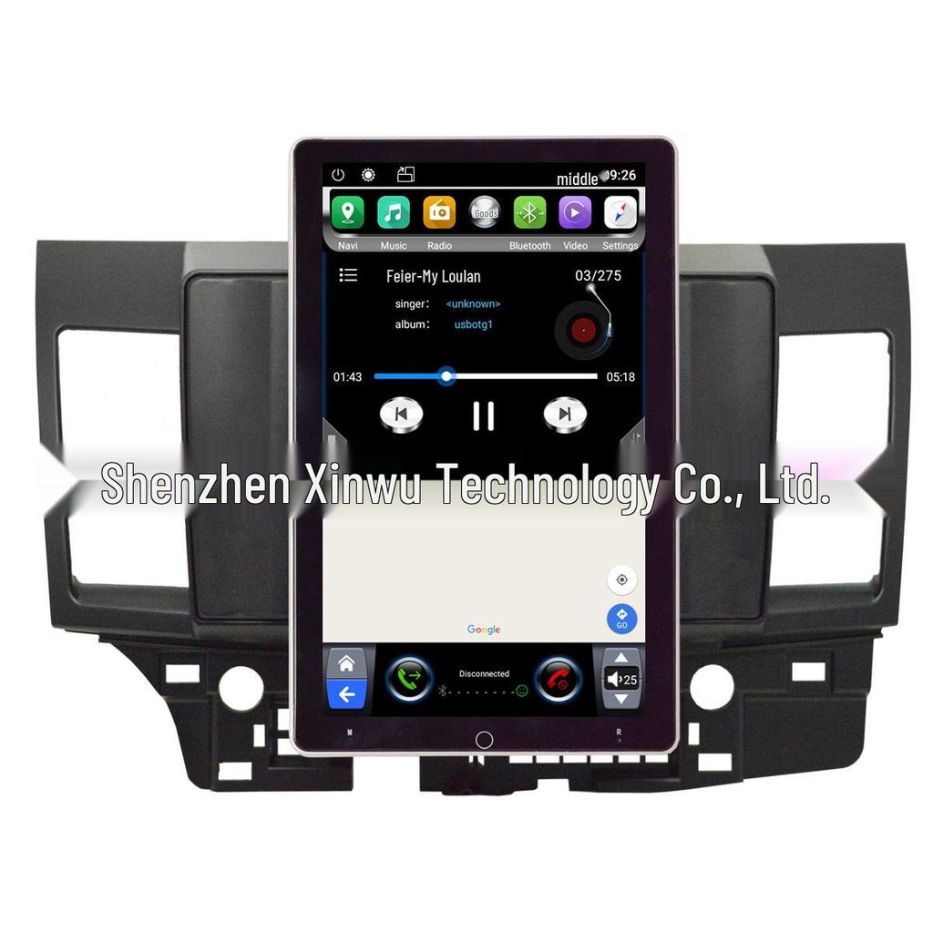 Mitsubishi Lancer Octa-Core Android GPS Rotating Screen Navigation System