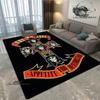 Guns n'roses band retro print carpet fashion home decoration non -slip carpet photography propsmal area rug birthday gift
