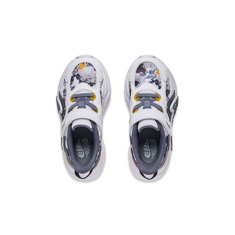 Li Ning Kids Sports Lifestyle Series Rebound Comfortable Versatile Durable Shock Absorption Casual Shoes Kids Casual Shoes Blue White YKNT084-5