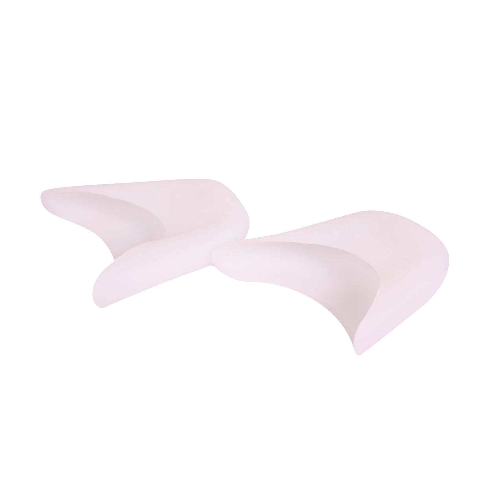 

1 пара силиконовых носочков для балета пуанты, уход за ногами, накладки на пальцы ног для высоких каблуков, половина размера, коврик One Size белый