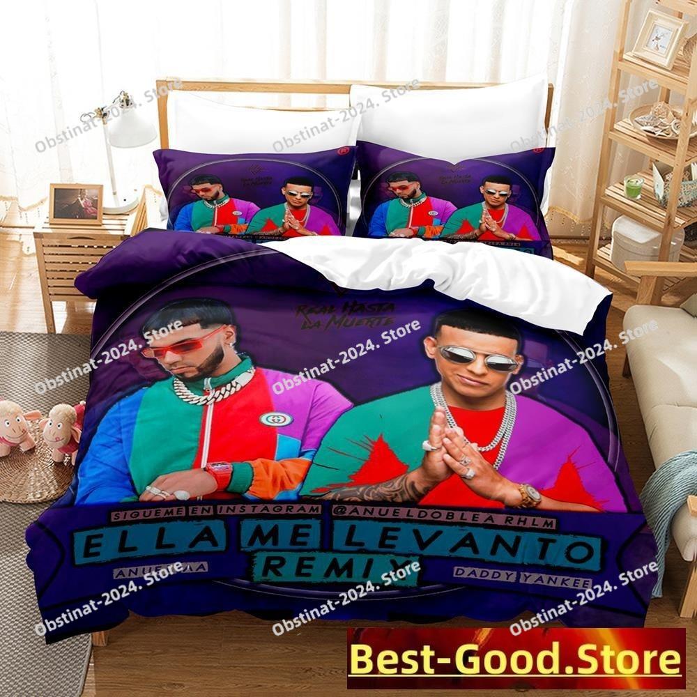 Anuel Aa Real Hasta La Bedding Set Single Twin Full Queen King Size Bed Set Aldult Kid Bedroom Duvetcover Set Parure De Lit