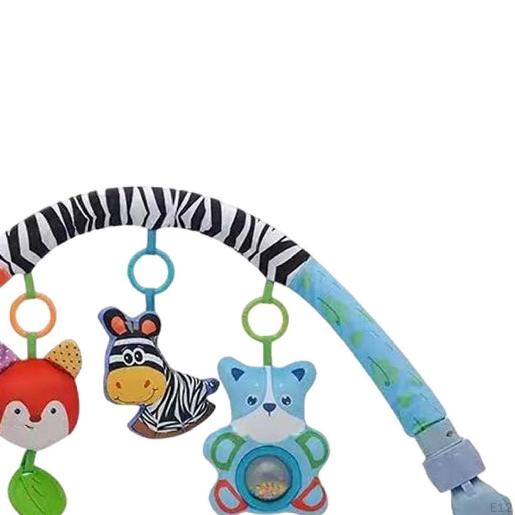 Baby Stroller Arch Toy for Babies Infants Soft Early Development Mobile Bunny