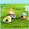 Playful Resin Animal House Miniatures Perfect For Moss Gardens And Succulent Pot Decorations