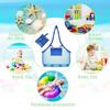 Children Protable Mesh Bag Kids Bath Toys Storage Bags Swimming Large Beach Bag for Towels Clothes Women Cosmetic Makeup Bag