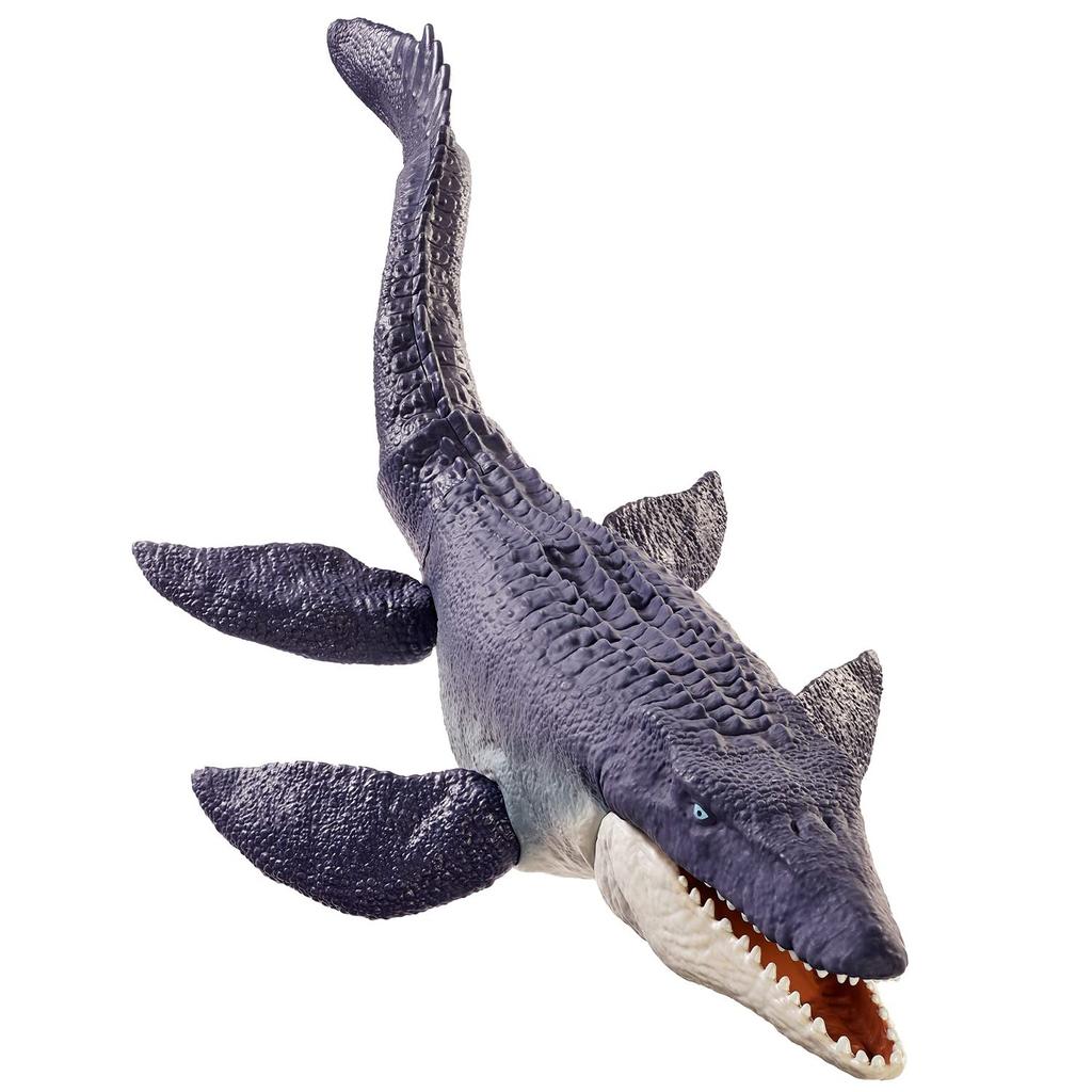 Mattel Jurassic World (JURASSIC WORLD) Conqueror of the Sea Mosasaurus [Total Length: Approx. 75cm] [Ages 4 and Up] HNJ56 Navy Large