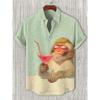 New Summer Shirt Hawaiian Shirt Men's Beach Vacation Short Sleeve Top Casual Men's Shirt Fashion