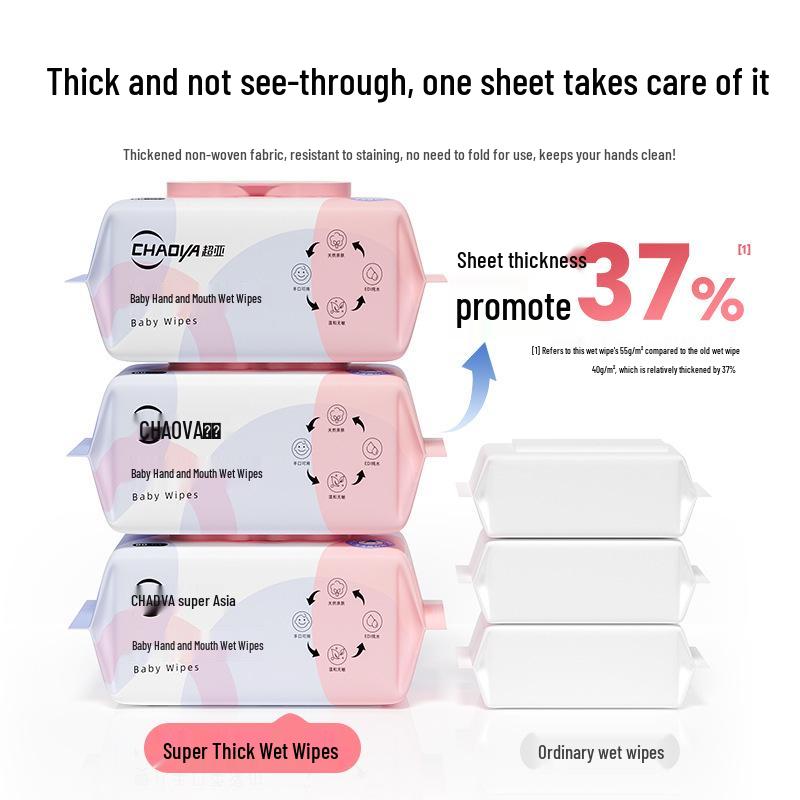 Super Soft Baby Wipes: Gentle for Hands, Mouth, and Bottom – Ideal for Newborns, Infants, and Toddlers, Economical Home Pack
