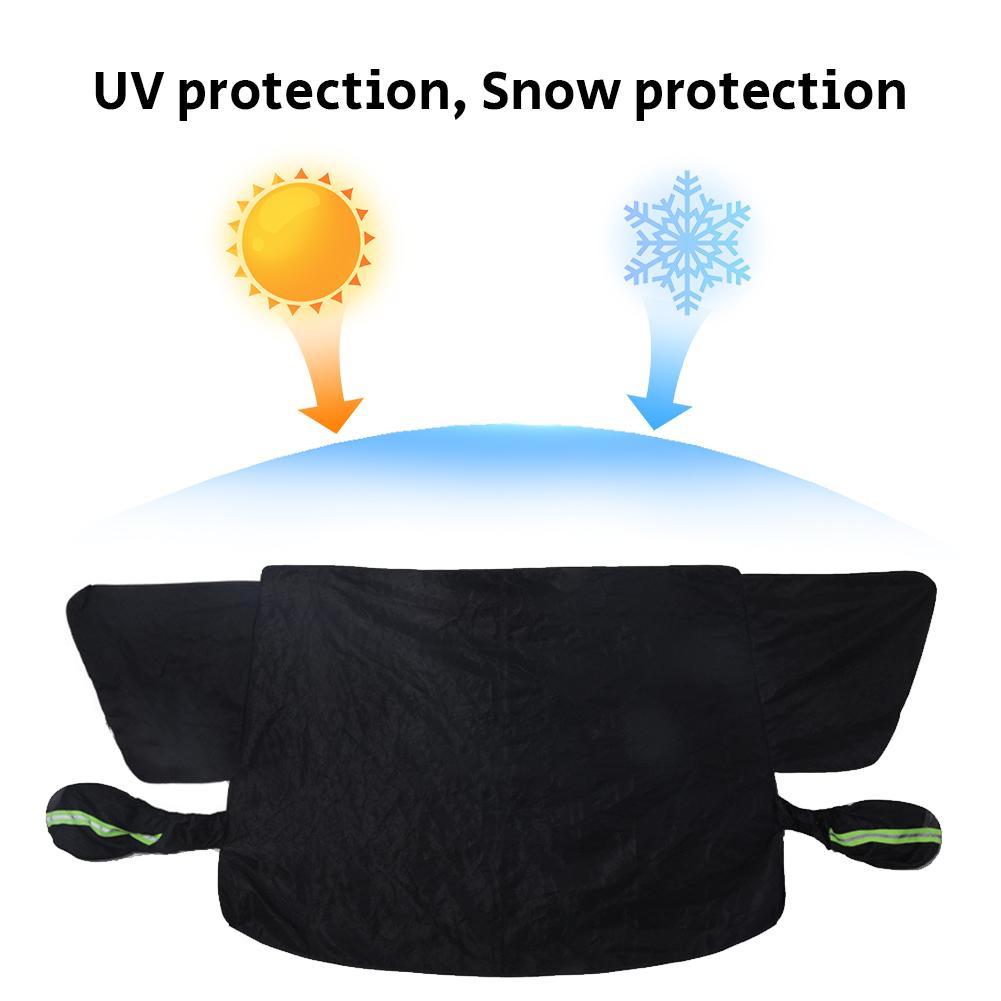 Magnetic Car Snow Shield Oxford Cloth Car Anti Freeze Snow Windshield Cover Waterproof Automobile Sunshade Cover for Ice Snow