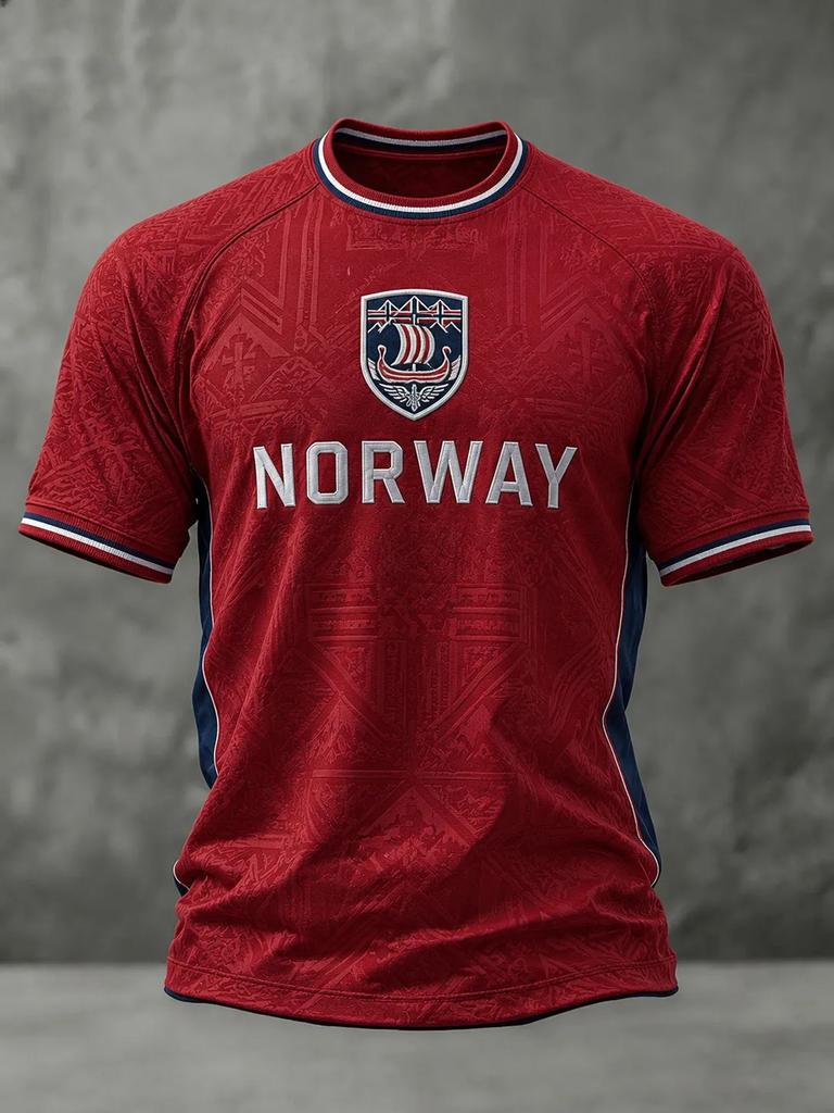 T-shirt Grafica Drago Vichingo Norvegese Uomo Donna Stampa 3D Stile Nordico Casual Sportiva Manica Corta Asciugatura Rapida Top Estivo