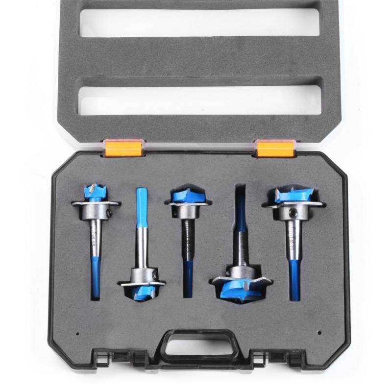 Carbide Tipped Wood Cutter Hinge Hole Opener With Hexagonal Shank For Precise Drilling Control In Furniture Making