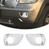 Chrome Left+Right Fog Light Lamp Cover Bezels Trim For 11-13 Jeep Grand Cherokee