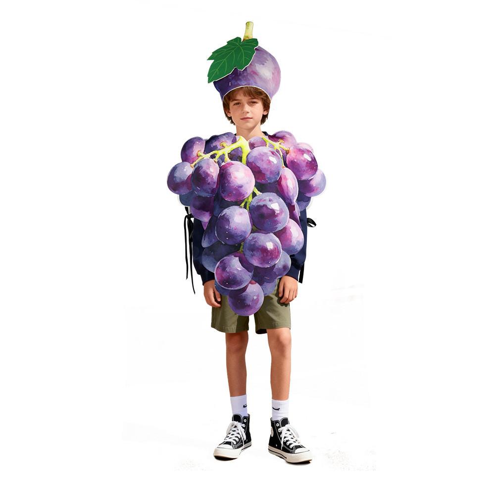 Trauben Kostüm Plüsch Frucht Party Cosplay Für Erwachsene Und Kinder Lustige Bühnenkleidung