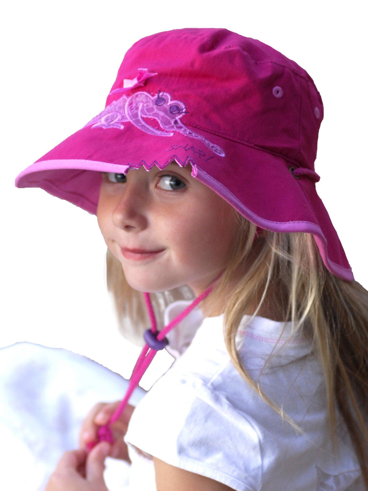 

UV protection hat Baby kids sunshade hat sun hat UV protection baby hat for girls and boys with chin strap wide brim Suitable for boys and girls Girls