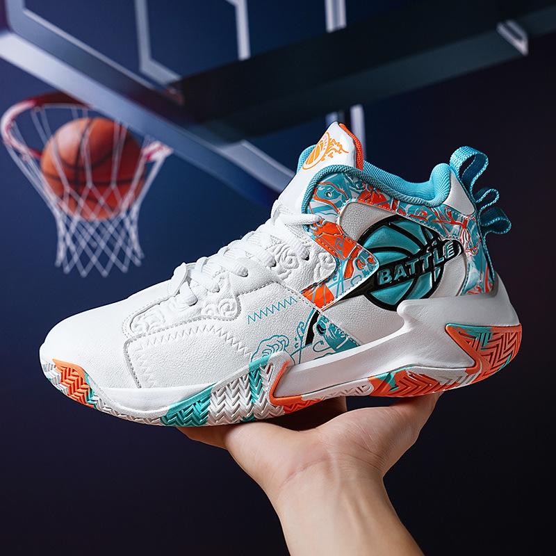 High-quality Non-slip Outsole Basketball Shoes Large Size Basketball Sports Shoes Height-increasing Casual Shoes