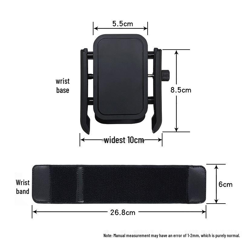 

Wrist Support Mobile Phone Holder for Live Streaming & Outdoor Activities - Anti-Drop Design for Running, Walking, and Navigation.