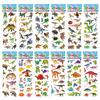 12 Sheets/Pack Kids Stickers Toy Creative Cute Seabed Animals Fishes PVC Sticker for DIY Scrapbooking Diary Phone Stickers