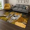 Leopard Cheetah Dreamy Animal Carpet Rug for Home Bedroom Living Room Sofa Doormat Decor,Kid Area Rug Game Non-slip Floor Mat